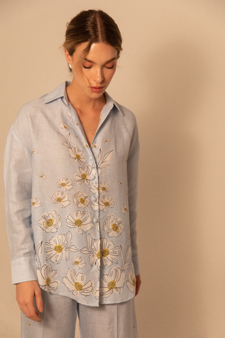 ELIE BLOUSE BABY BLUE